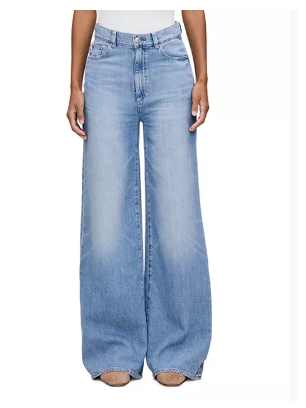 DL1961 Hepburn Wide Leg High Rise Jeans